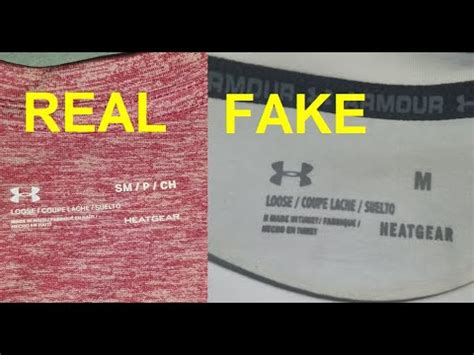 how to spot fake under armour clothing|under armour counterfeit.